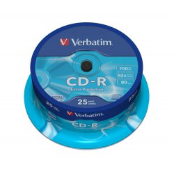 CD-R VERBATIM EXTRA PROT. 25 CAKE