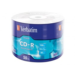 CD-R VERBATIM /50 SZT/ EXTRA PROTECTION 43351